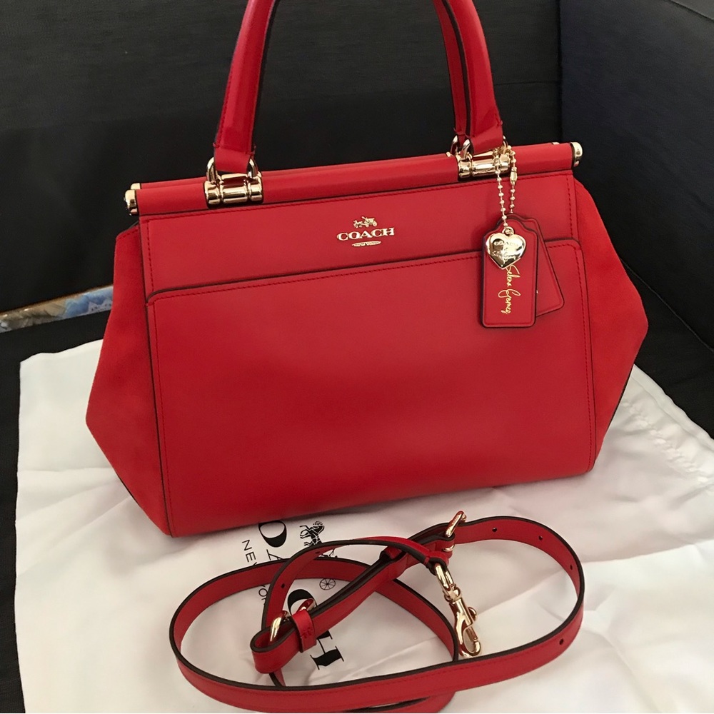 COACH
Selena Gomez Grace Bag In Mixed Leathers